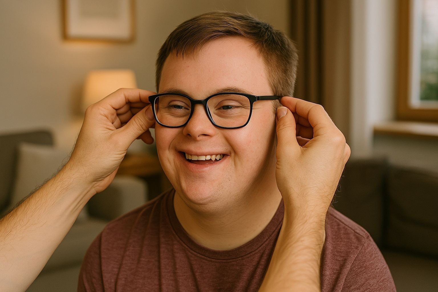 Adapted eye care services for people with learning disabilities in familiar surroundings